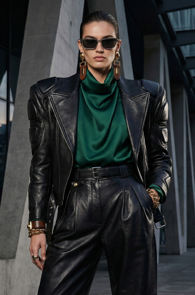Sastrería en cuero, tendencias moda 2026