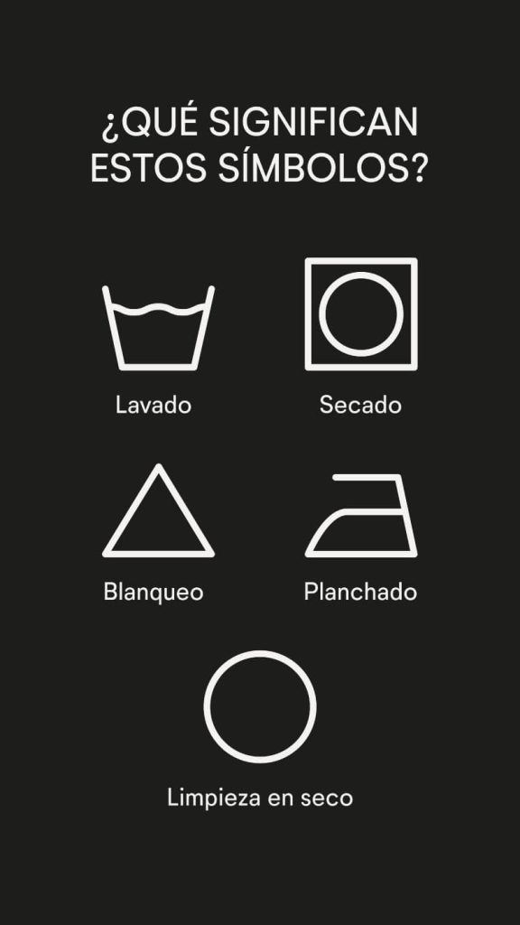 significado simbolos etiquetas